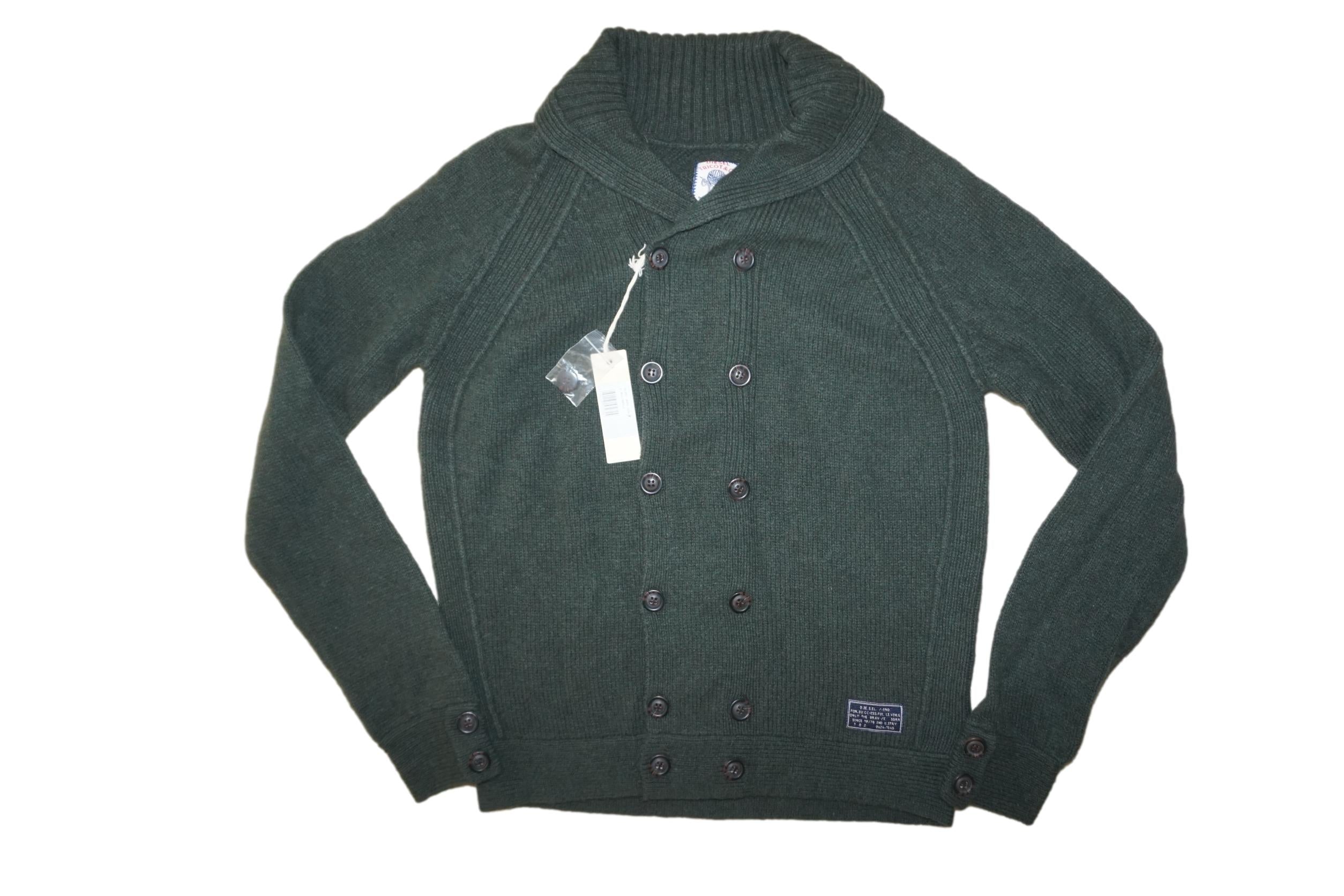 DIESEL K-NIELE CARDIGAN WOOL BLEND