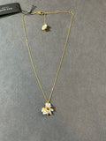 kate spade white floral necklace