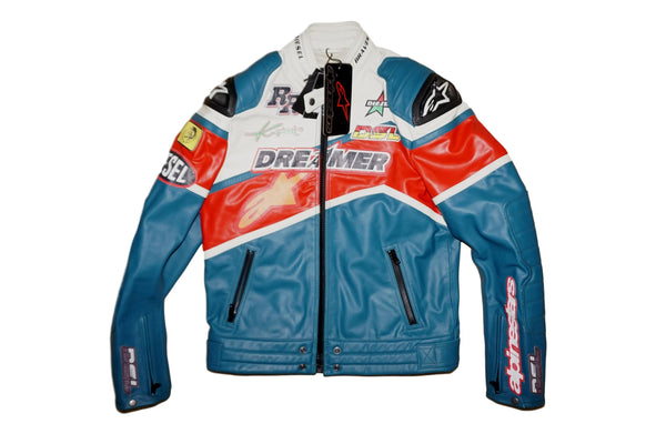 DIESEL ALPINESTARS ASTARS-LPATCH LEATHER JACKET – Cacctusuk