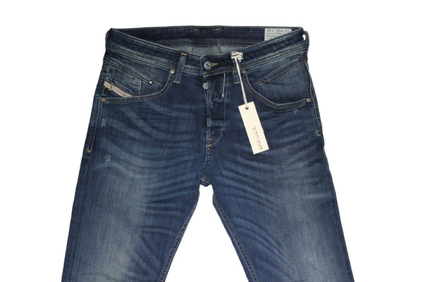 DIESEL BELTHER 0827Q SLIM TAPERED JEANS – Cacctusuk