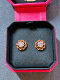 Juicy couture flower stud earrings