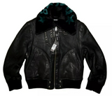 DIESEL L-BALISKA LEATHER JACKET