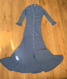 Sandro long dress, elastic material