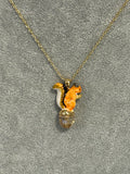 Bill skinner squirrel necklace