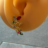 Kate spade flower and butterfly earrings