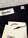 Sandro black dress size FR38 (UK10)
