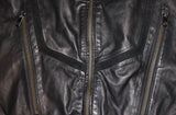 DIESEL BLACK GOLD LORDBAIRON Men’s Black Leather Jacket Size 48 M