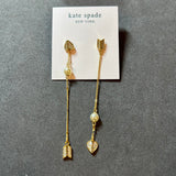 Kate spade arrow linear earrings