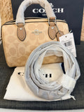 Coach mini rowan signature bag