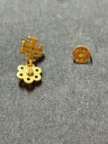 Pre-loved Tory Burch logo earrings