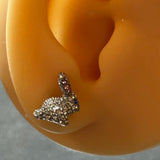 Kate spade rabbit stud earrings