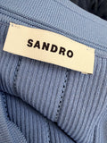 Sandro long dress, elastic material