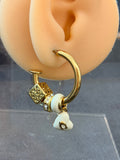 Coach hoop earrings