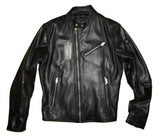 DIESEL R-OYTON LEATHER JACKET BLACK SIZE L 100% AUTHENTIC