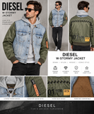 DIESEL W-STORMY MEN’S JACKET SIZE XL DESIGNER OUTERWEAR 100% AUTHENTIC
