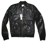 Diesel LEYS Men’s Genuine Leather Biker Jacket Size XL – 100% Authentic