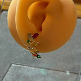 Kate spade flower and butterfly earrings