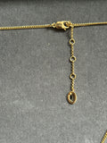 Juicy Couture Gold Necklace with Cinderella Carriage Pendant