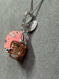 Juicy Couture Long Necklace Pink “Juicy League” Helmet Charm – Limited Edition 2013
