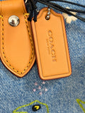 Coach rowan denim bag special edition