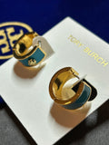Pre-loved Tory Burch hoop earrings
