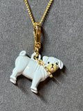 Juicy Couture Pug Charm Long Necklace 60–66cm