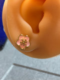 Tory Burch flower logo stud earrings