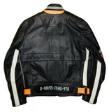 DIESEL L-DIXON LEATHER JACKET SIZE S