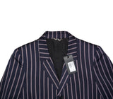 DIESEL BLACK GOLD JAJIMBU Men’s Striped Blazer Jacket Size IT48 M Authentic