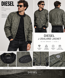 DIESEL J-ZEALAND MEN’S OLIVE GREEN JACKET SIZE L AUTHENTIC DESIGNER OUTERWEAR