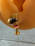 Bill skinner hedgehog earrings