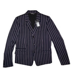 DIESEL BLACK GOLD JAJIMBU Men’s Striped Blazer Jacket Size IT48 M Authentic