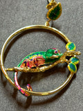 Bill skinner chameleon hoop earrings