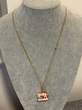 Juicy Couture Pink Sewing Machine Long Necklace (60–65 cm)