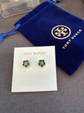 Tory Burch flower logo stud earrings
