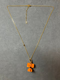 Juicy Couture Orange Aeroplane Necklace 60–66cm