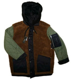 DIESEL W-PELSTIC JACKET REVERSIBLE SIZE L OVERSIZED 100% AUTHENTIC