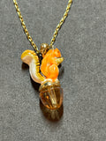 Bill skinner squirrel necklace