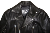 DIESEL L-GOTIV LEATHER JACKET SIZE S