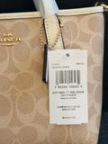 Coach mini signature tote bag