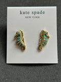 Kate spade seahorse stud earrings