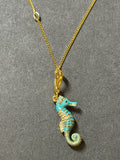 Juicy Couture Seahorse Necklace Length 60–66 cm Y2K Charm Pendant