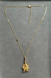 Juicy Couture Gold Necklace with Ferris Wheel Pendant