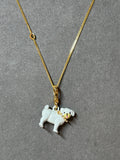 Juicy Couture Pug Charm Long Necklace 60–66cm