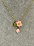 Les nereides lotus necklace