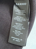 Sandro black dress size FR38 (UK10)