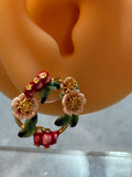Bill skinner flower earrings