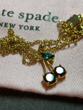 Kate spade cherry necklace