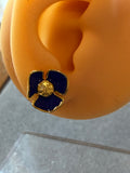 Tory Burch flower logo stud earrings