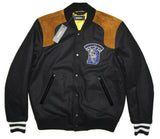 DIESEL W-KISLOV JACKET LEATHER SHOULDER 100% AUTHENTIC